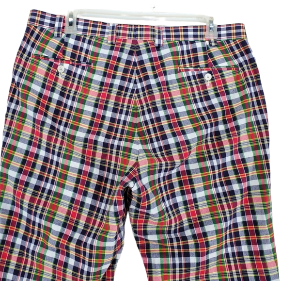 Ralph Lauren India Madras Plaid Golf Pants Relaxed Fit Mens 38x28 - Picture 5 of 12